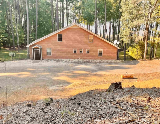 view of property exterior