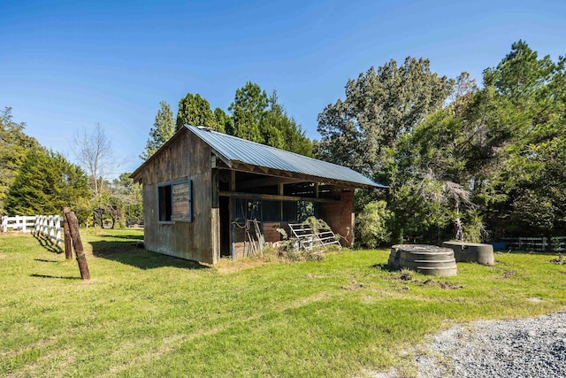 view of outbuilding