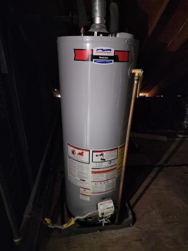 utilities featuring water heater