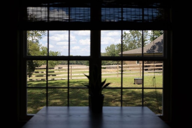 view of doorway to outside