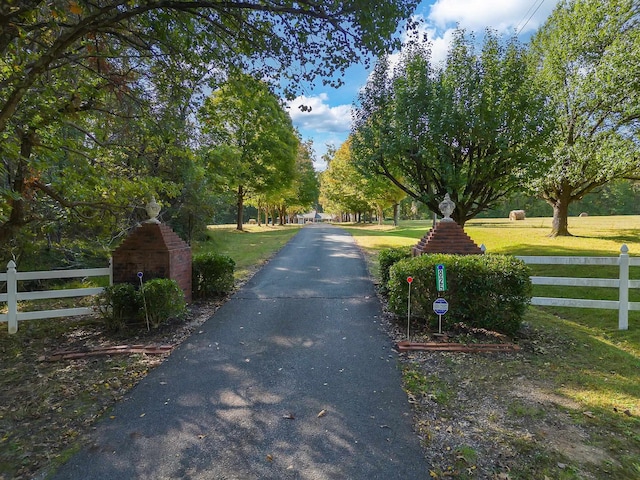 view of road