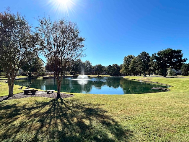 property view of water