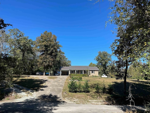 view of ranch-style home