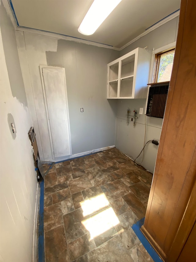 laundry area with cooling unit and washer hookup