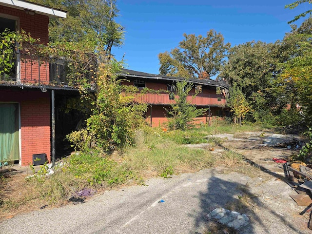 exterior space with a wooden deck