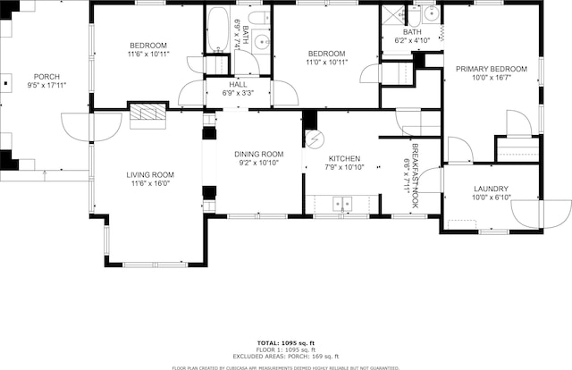 1616 Kendale Ave, Memphis, TN 38106 - floor plan