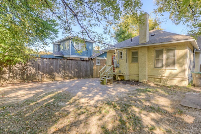 view of rear view of property