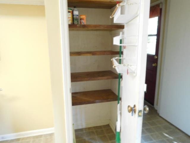 view of pantry