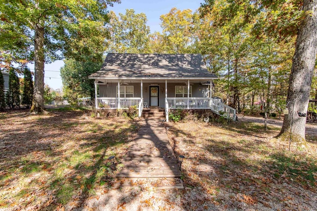 view of front of house with a porch