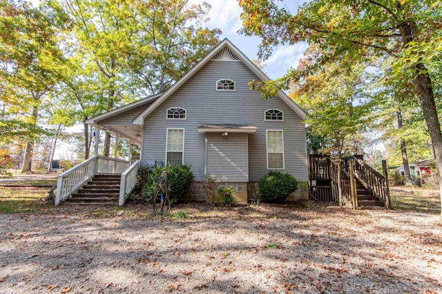 view of front of property