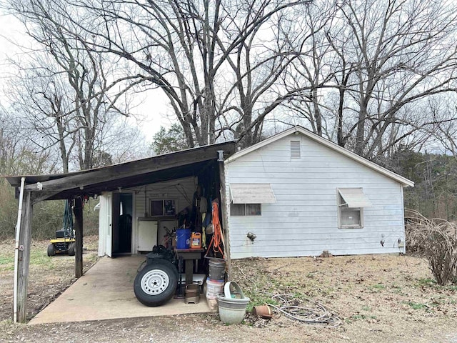 11361 Macon Rd, Eads, TN 38028 - view of side of home with an attached carport