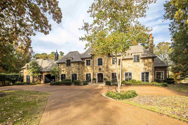 view of french provincial home