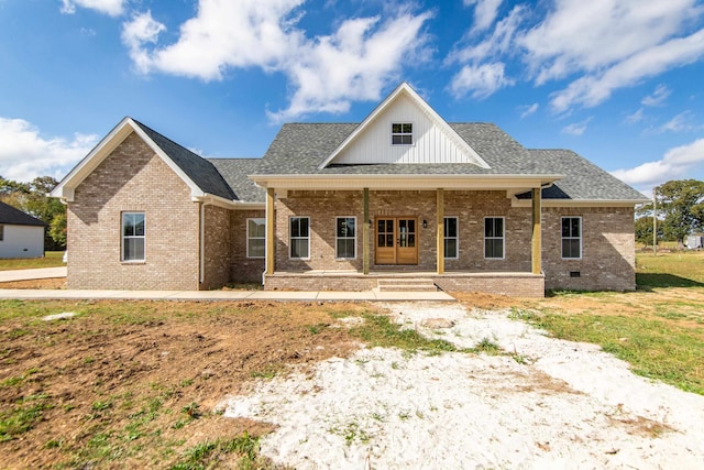 view of front of house with a porch