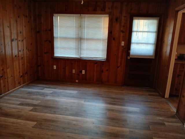 3811 Patte Ann Dr, Memphis, TN 38116 - spare room with wood finished floors and wood walls