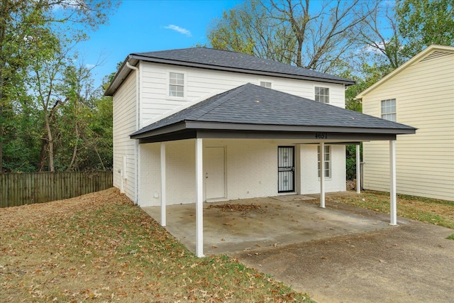 view of back of house