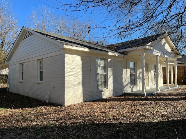 view of side of property