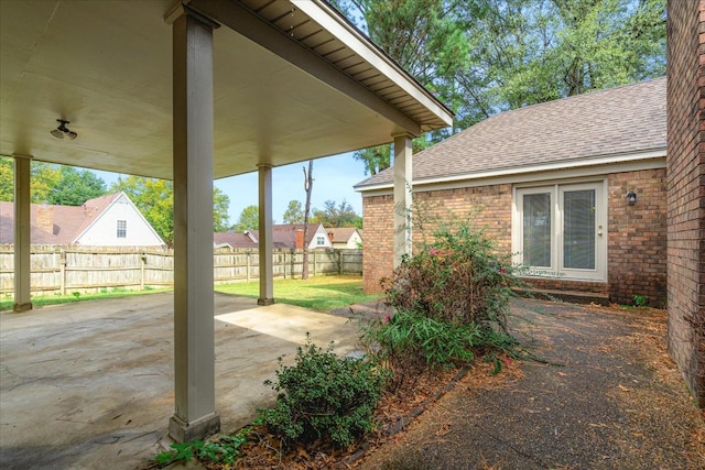 view of patio