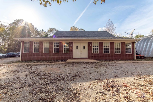 view of ranch-style home