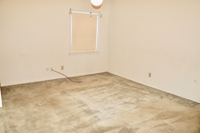 empty room with carpet floors