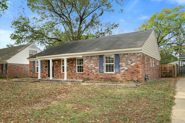 view of front of home