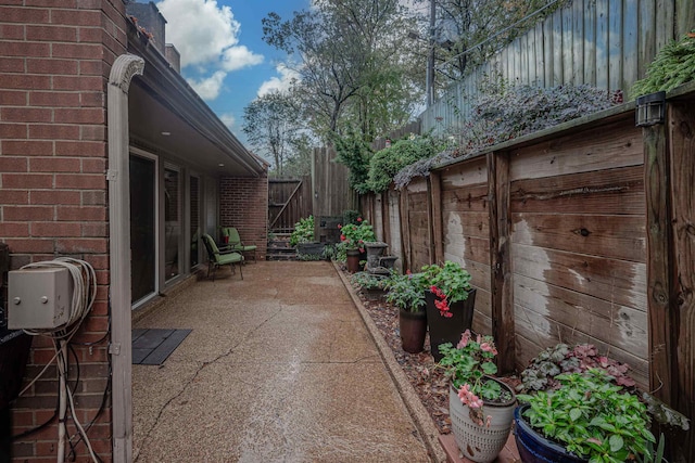 view of patio