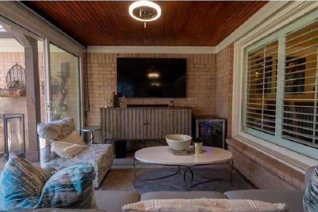 view of patio / terrace featuring an outdoor hangout area