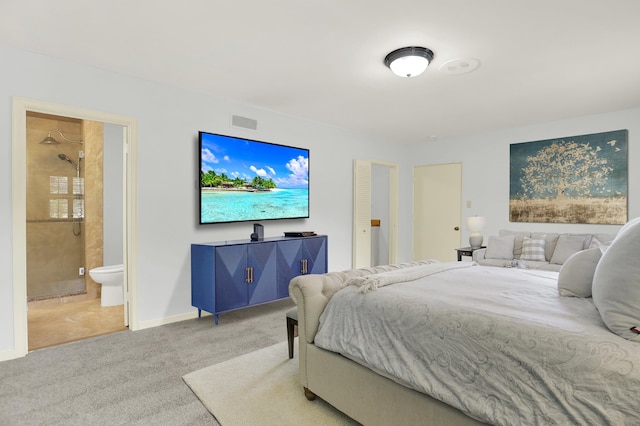 280 Waring Rd, Memphis, TN 38117 - bedroom with light carpet and connected bathroom