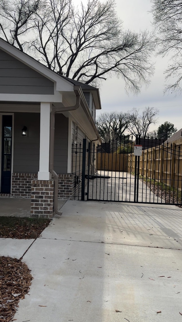 view of gate