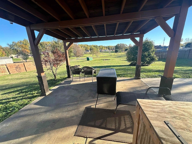 view of patio