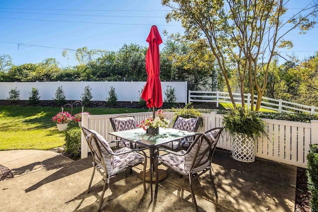 view of patio / terrace