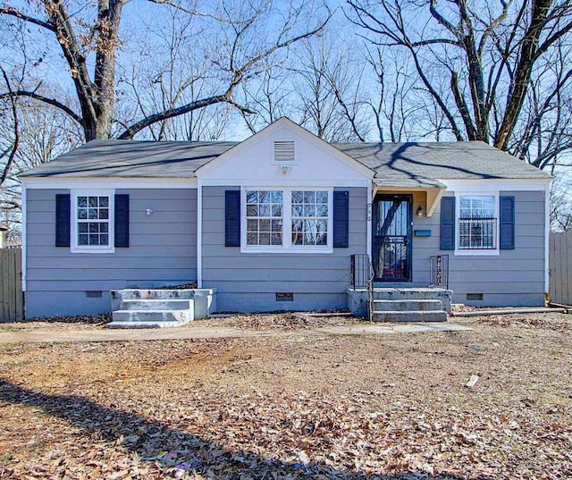 view of front of property