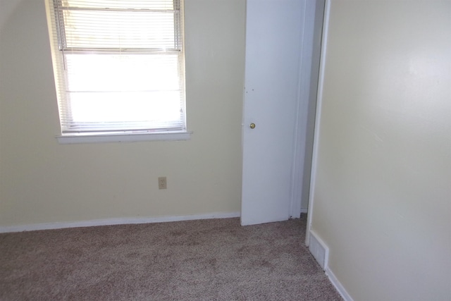 carpeted empty room with a healthy amount of sunlight