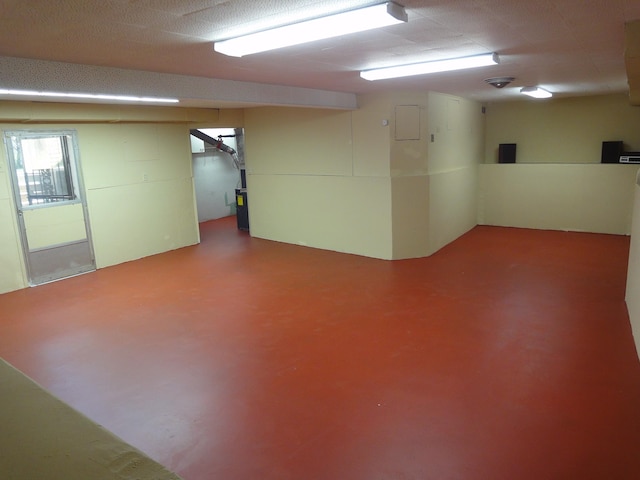 view of basement