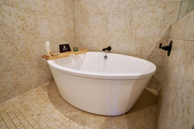 bathroom with a bathtub