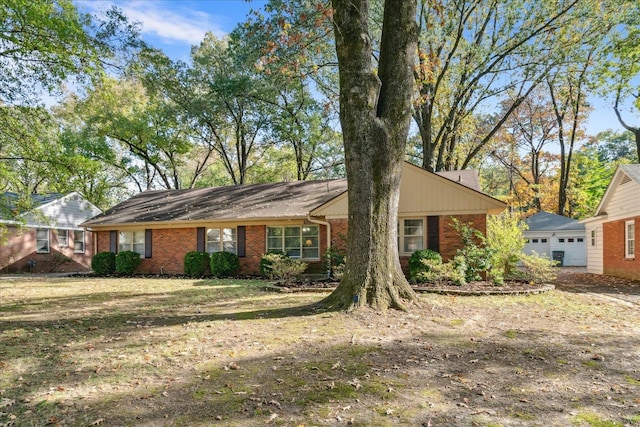 view of ranch-style home