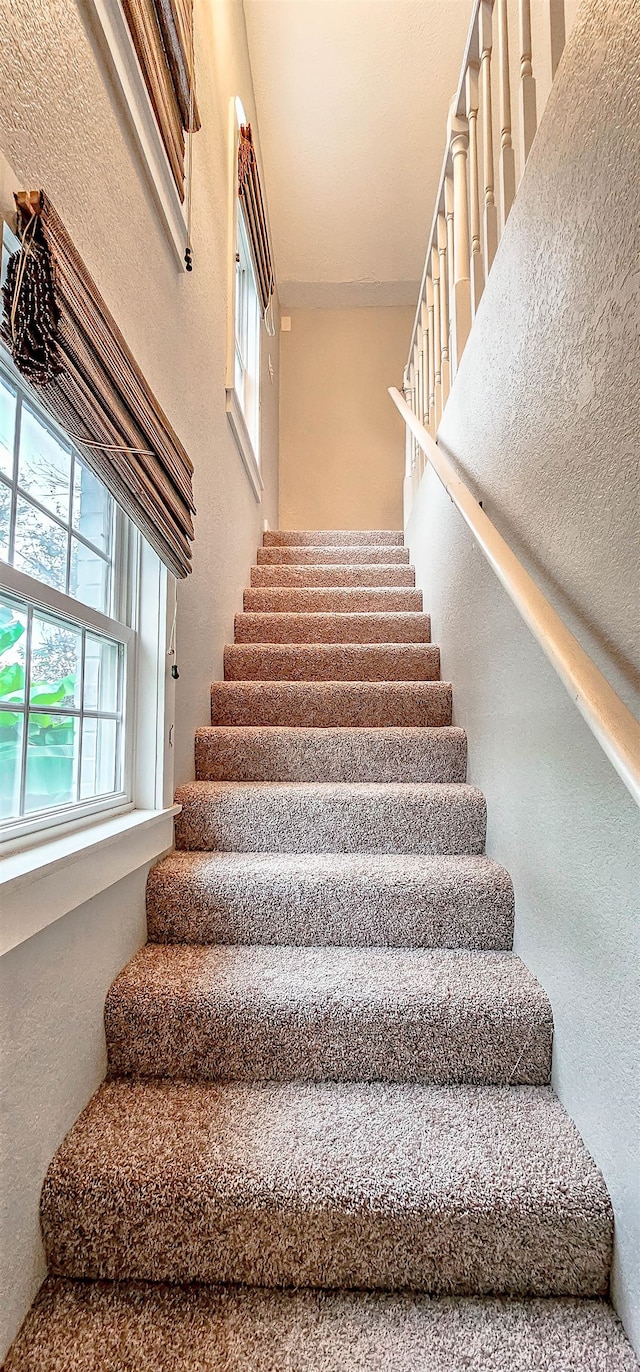 view of staircase