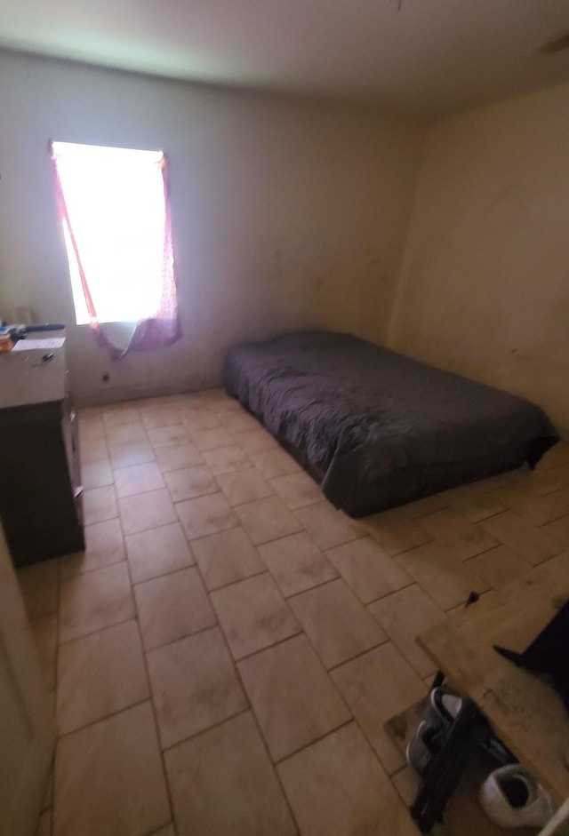 view of tiled bedroom