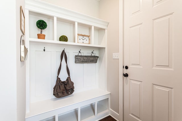 view of mudroom