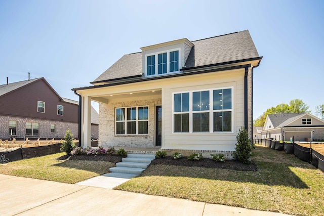 520 Valley Forge Ln, Rossville, TN 38066 - view of front of house featuring a porch and roof with shingles