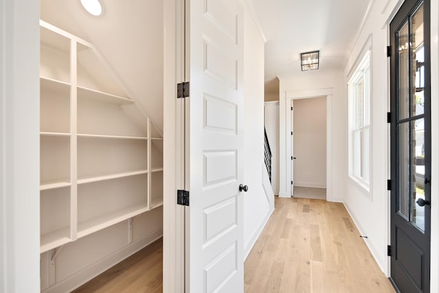 520 Valley Forge Ln, Rossville, TN 38066 - foyer entrance with light wood-style floors and baseboards