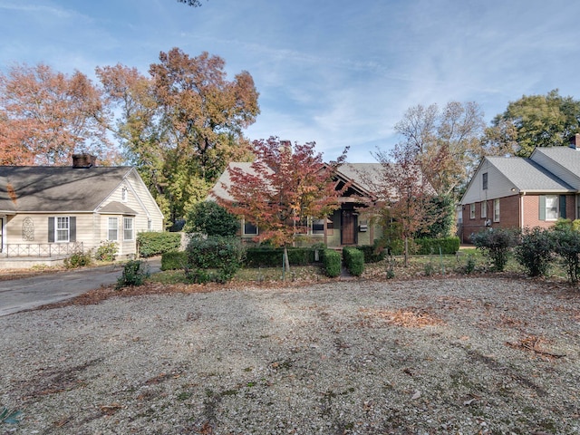 view of front of home