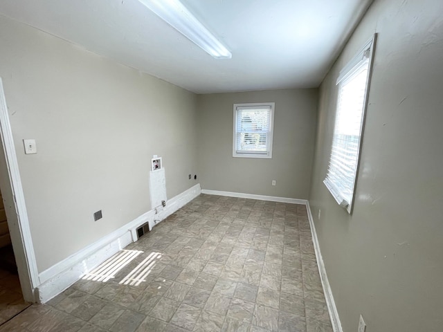 laundry area with washer hookup