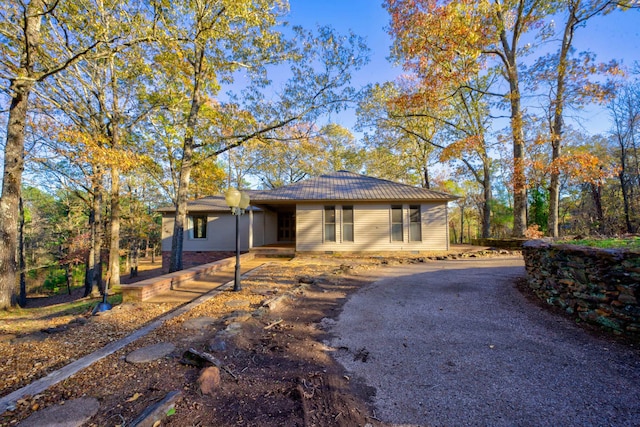 view of ranch-style home