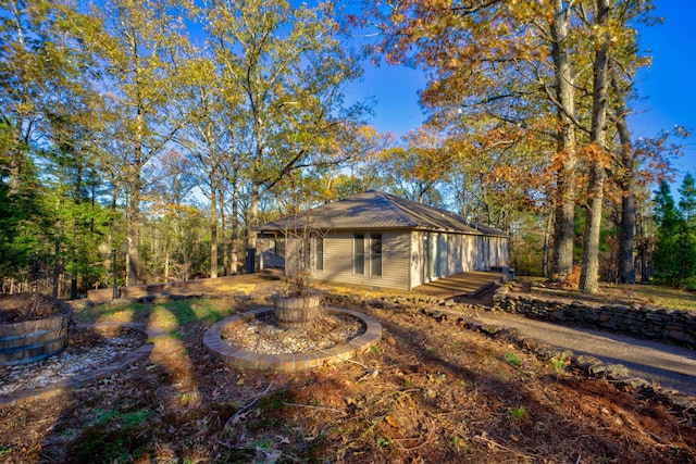 view of front of property