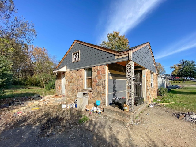 view of side of home