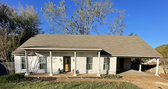 view of front of house