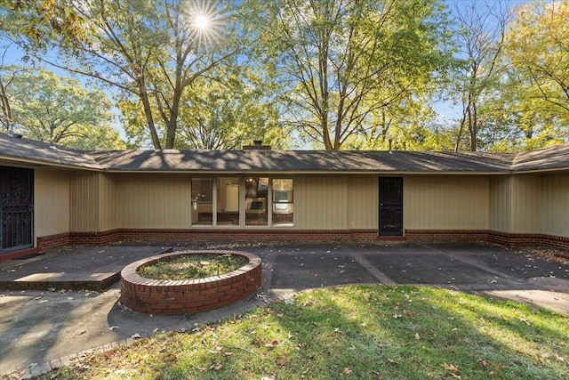 view of back of property