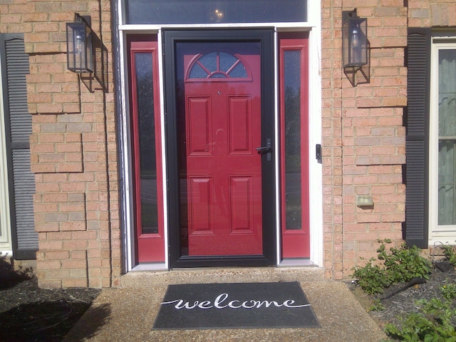 view of entrance to property