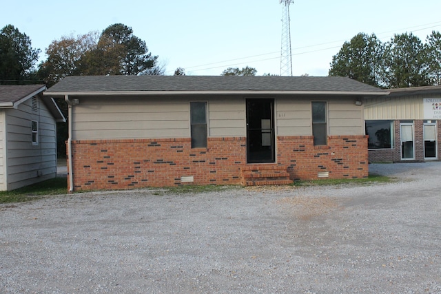 view of ranch-style home