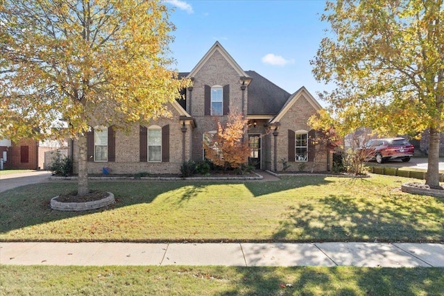 view of property with a front yard